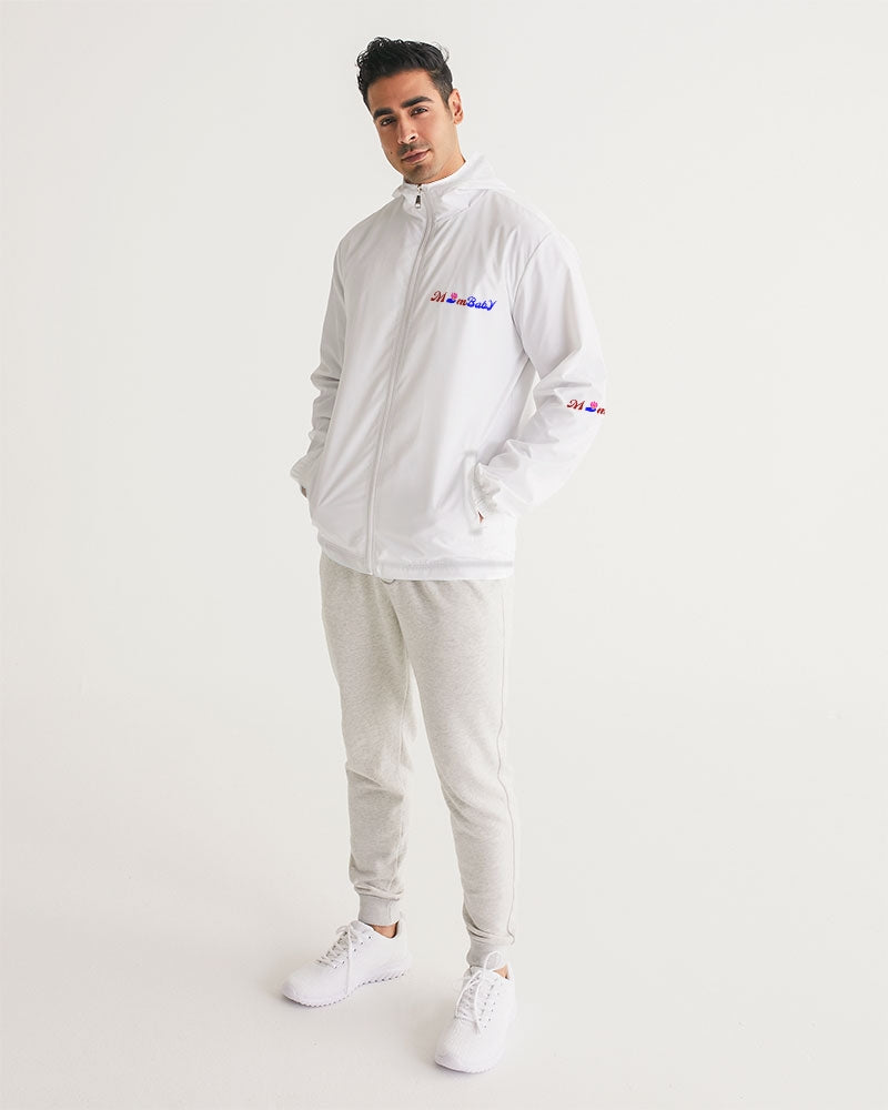 MomBaby Logo Customized Products Men's All-Over Print Windbreaker.