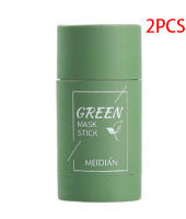 Cleansing Green Tea Mask Clay Stick Oil Control Anti-Acne Whitening Seaweed Mask Skin Care.
