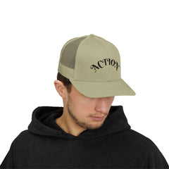 Action Snapback Trucker Cap, Cool Hats for Teens, Casual Wear, Sports Gifts, Trendy Accessories