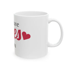 Romantic Ceramic Mug - 'I Only Have Eyes for You' - Perfect Gift for Valentine's Day, Anniversary, Coffee Lovers, Couples, Home Decor