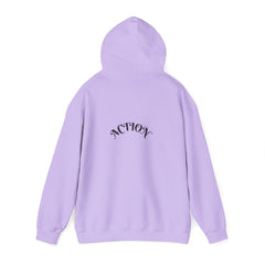 Action Unisex Heavy Blend™ Hooded Sweatshirt | Cozy Hoodie, Casual Wear, Gift for Him/Her, Workout Gear, Relaxed Style