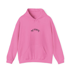 Action Unisex Heavy Blend™ Hooded Sweatshirt | Cozy Hoodie, Casual Wear, Gift for Him/Her, Workout Gear, Relaxed Style