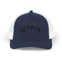 Action Snapback Trucker Cap, Cool Hats for Teens, Casual Wear, Sports Gifts, Trendy Accessories