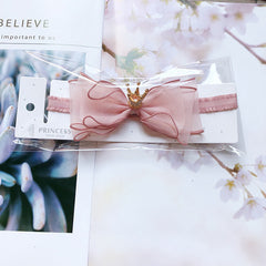 Baby Princess Bow Tiara Hair Band