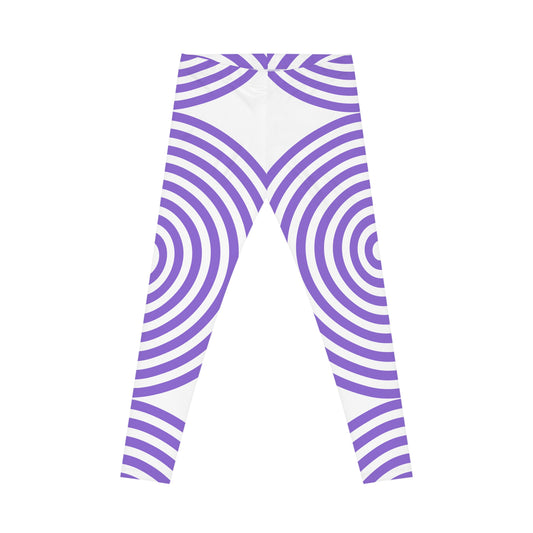 Trendy Spiral Pattern Women's Leggings, Yoga Pants, Workout Leggings, Casual Wear, Fashionable Athleisure