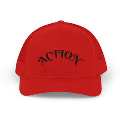 Action Snapback Trucker Cap, Cool Hats for Teens, Casual Wear, Sports Gifts, Trendy Accessories
