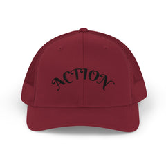 Action Snapback Trucker Cap, Cool Hats for Teens, Casual Wear, Sports Gifts, Trendy Accessories