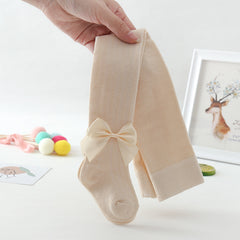 Children's baby pantyhose mesh big bow