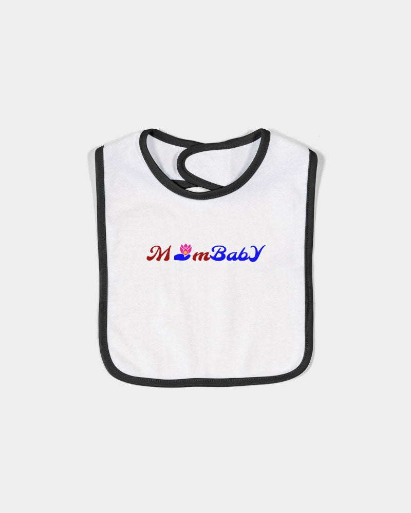 MomBaby Logo Customized Products Infant Contrast Trim Premium Jersey Bib | Rabbit Skins.