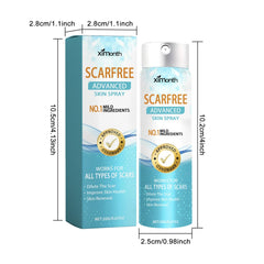 Lighten Scar Care Spray On Body Skin.