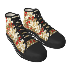 Men's Black Sole Canvas Shoes