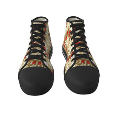 Men's Black Sole Canvas Shoes