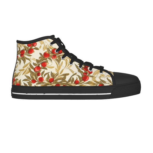 Men's Black Sole Canvas Shoes