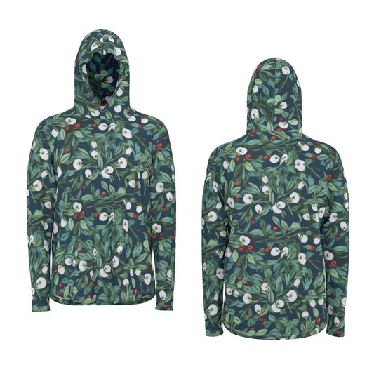 All-Over Print Men's Sunscreen  Sports Hoodie With Thumb Holes