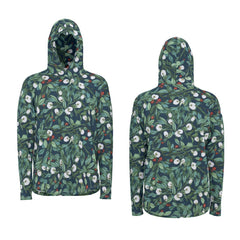 All-Over Print Men's Sunscreen Sports Hoodie With Thumb Holes