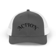Action Snapback Trucker Cap, Cool Hats for Teens, Casual Wear, Sports Gifts, Trendy Accessories
