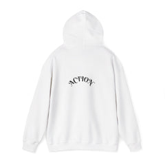 Action Unisex Heavy Blend™ Hooded Sweatshirt | Cozy Hoodie, Casual Wear, Gift for Him/Her, Workout Gear, Relaxed Style