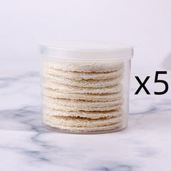 Scrubbing Exfoliating Loofah Round Reusable Makeup Skin Care Facial Remover Sponges Pads.
