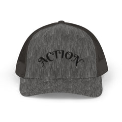 Action Snapback Trucker Cap, Cool Hats for Teens, Casual Wear, Sports Gifts, Trendy Accessories