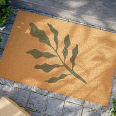 Natural Leaf Design Doormat | Eco-Friendly Entrance Mat | Outdoor Decor | Housewarming Gift | Seasonal Entryway Rug