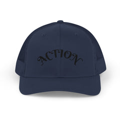 Action Snapback Trucker Cap, Cool Hats for Teens, Casual Wear, Sports Gifts, Trendy Accessories
