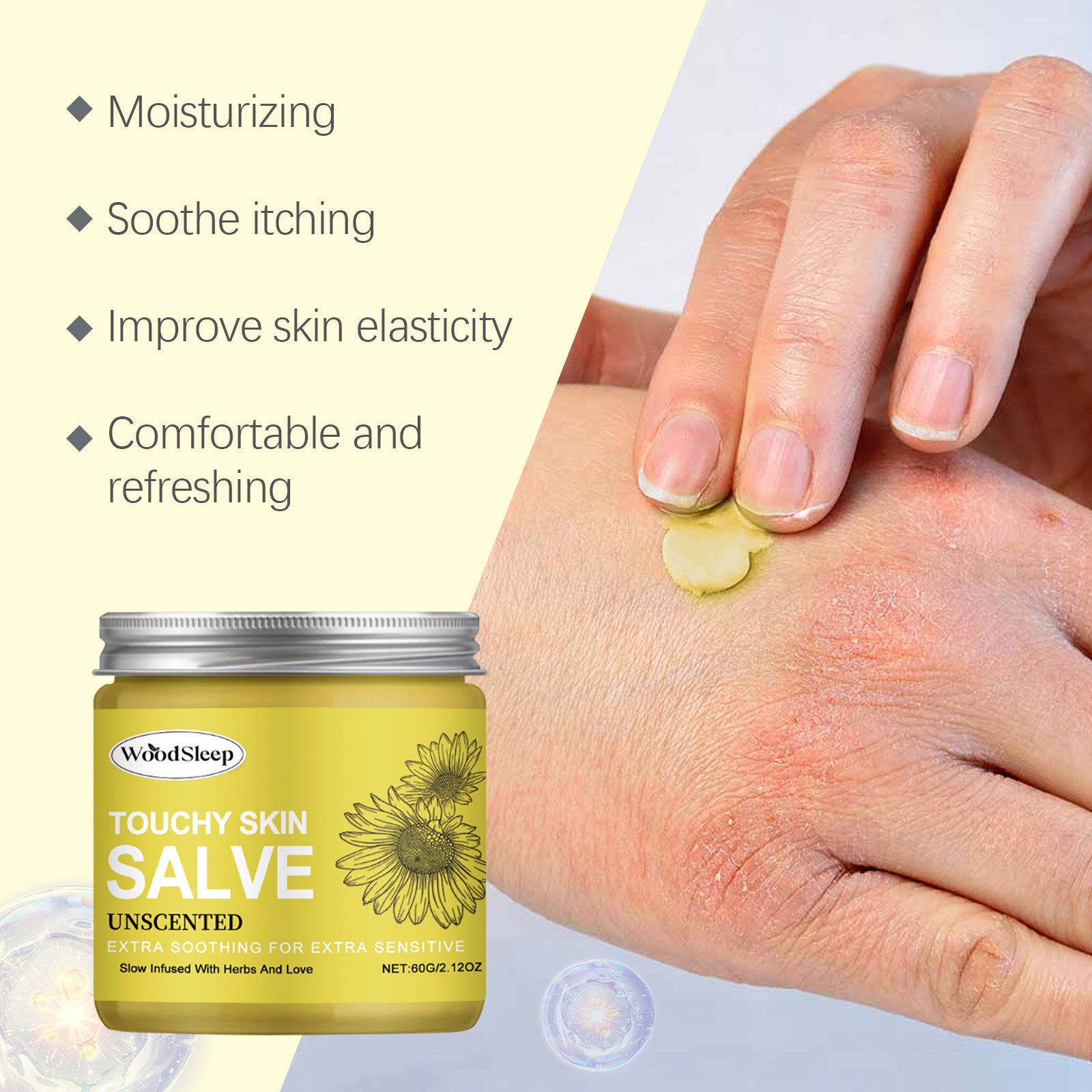 Gently Relieve Dry And Reddish Skin, Hydrating And Nourishing Skin Care.