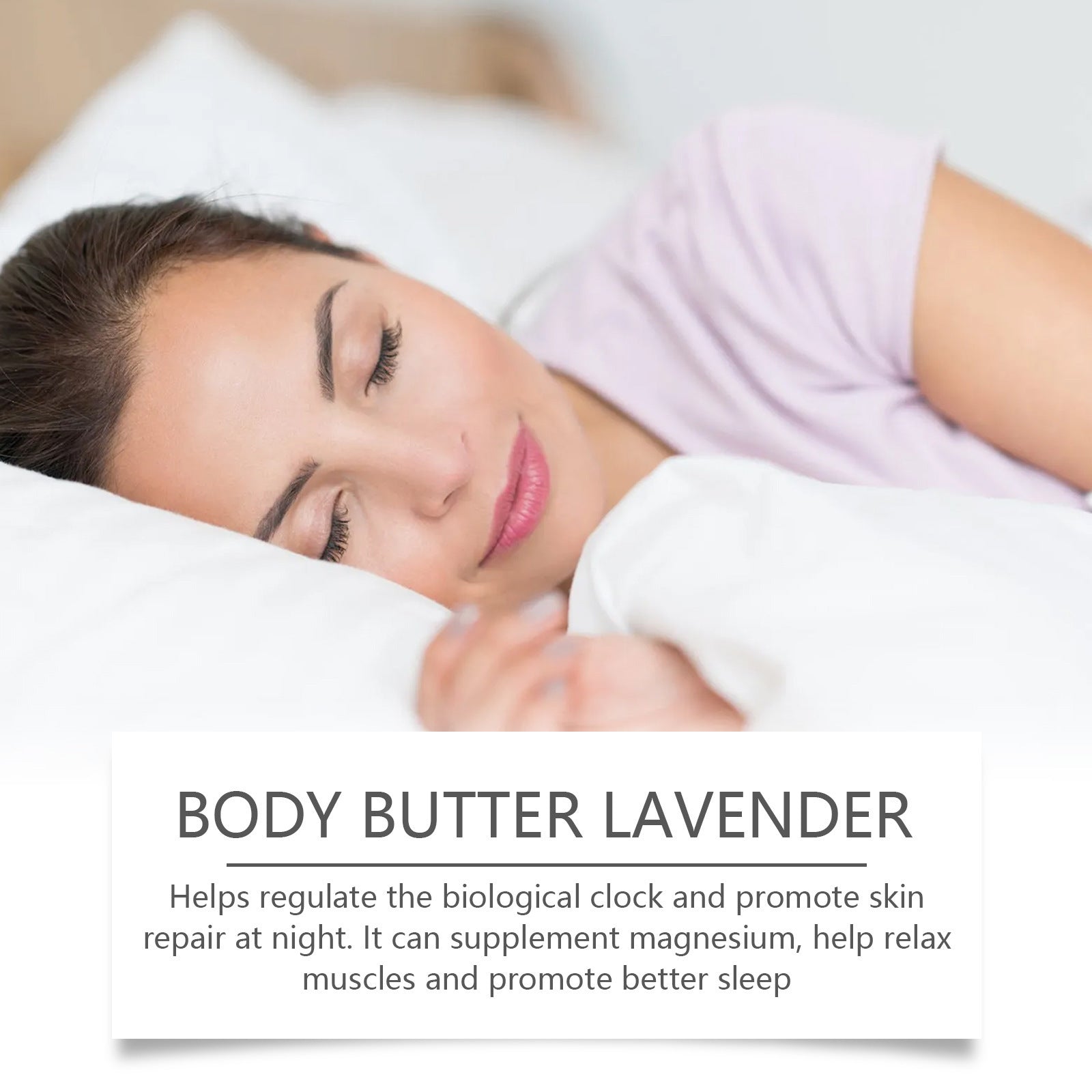Lavender Magnesium Body Lotion Gentle Skin Care.