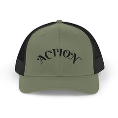 Action Snapback Trucker Cap, Cool Hats for Teens, Casual Wear, Sports Gifts, Trendy Accessories