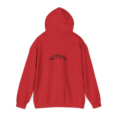 Action Unisex Heavy Blend™ Hooded Sweatshirt | Cozy Hoodie, Casual Wear, Gift for Him/Her, Workout Gear, Relaxed Style
