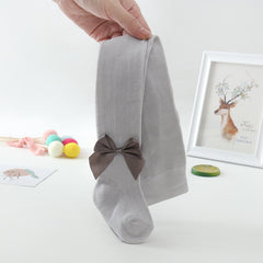 Children's baby pantyhose mesh big bow