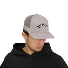 Action Snapback Trucker Cap, Cool Hats for Teens, Casual Wear, Sports Gifts, Trendy Accessories