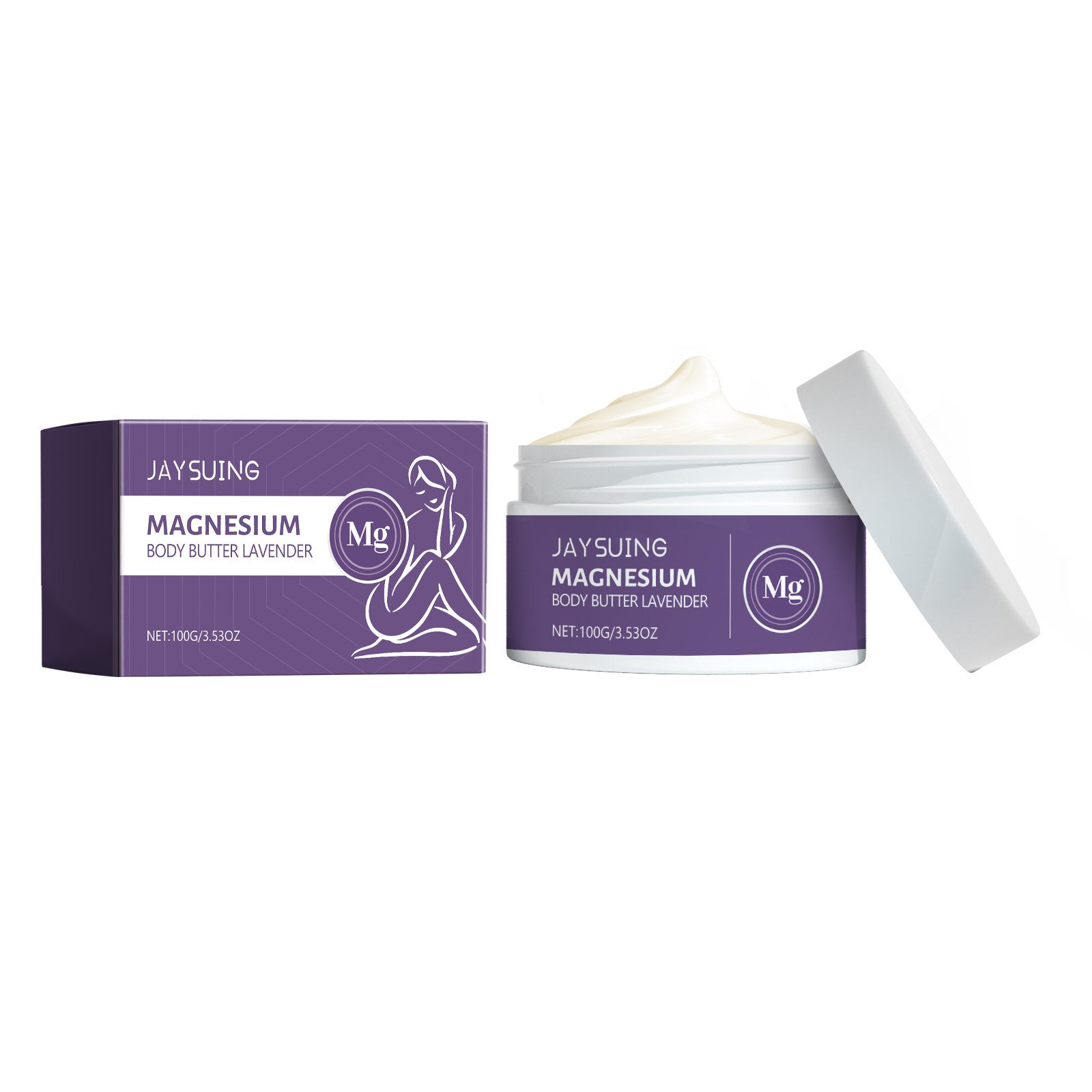 Lavender Magnesium Body Lotion Gentle Skin Care.