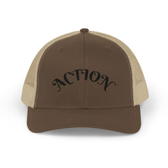 Action Snapback Trucker Cap, Cool Hats for Teens, Casual Wear, Sports Gifts, Trendy Accessories