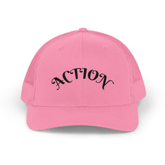Action Snapback Trucker Cap, Cool Hats for Teens, Casual Wear, Sports Gifts, Trendy Accessories