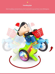 لعبة دراجة ثلاثية العجلات كهربائية للرقص للأولاد والبنات