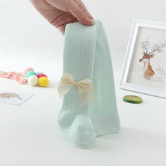 Children's baby pantyhose mesh big bow