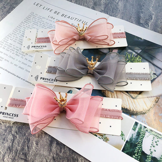 Baby Princess Bow Tiara Hair Band