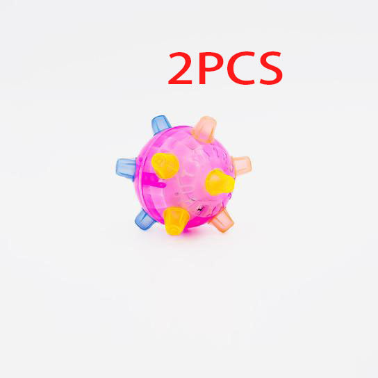 Glowing toy in motion, showcasing a colorful dancing ball ideal for children's play and entertainment.