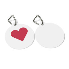 Heart Design Pet Tag, Custom Pet Identification Tag, Personalized Dog Tag, Cat Name Tag, Valentine’s Day Pet Gift, Heart Pet Accessory