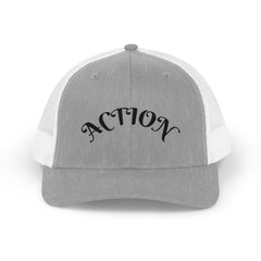 Action Snapback Trucker Cap, Cool Hats for Teens, Casual Wear, Sports Gifts, Trendy Accessories
