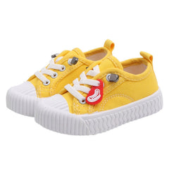 Autumn Korean Style Children's Candy-colored Canvas Shoes