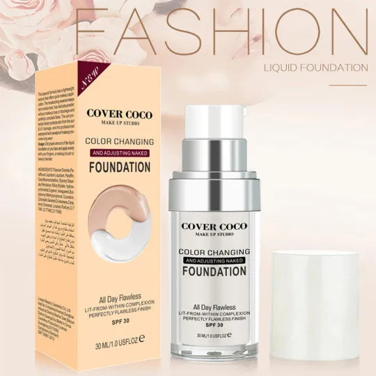 Concealing Foundation Temperature Change Skin Color.