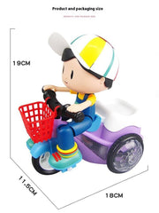 لعبة دراجة ثلاثية العجلات كهربائية للرقص للأولاد والبنات