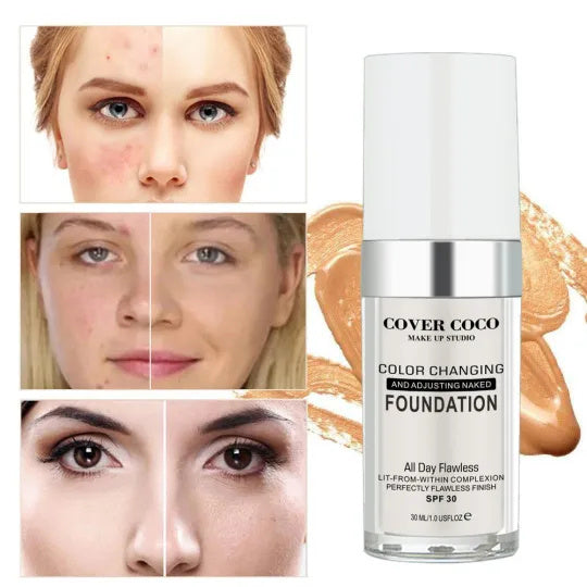 Concealing Foundation Temperature Change Skin Color.
