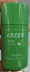 Cleansing Green Tea Mask Clay Stick Oil Control Anti-Acne Whitening Seaweed Mask Skin Care.