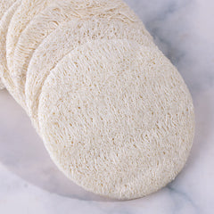 Scrubbing Exfoliating Loofah Round Reusable Makeup Skin Care Facial Remover Sponges Pads.