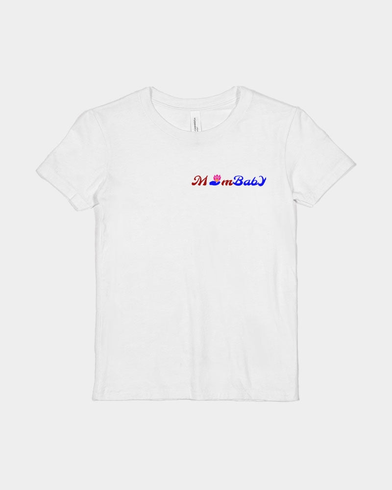 MomBaby Logo Customized Products Youth Short Sleeve Crewneck Jersey Tee | B&C.