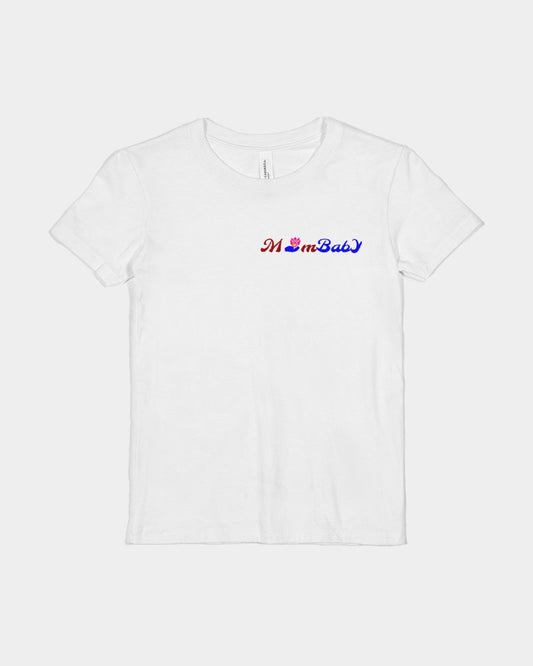 MomBaby Logo Customized Products Youth Short Sleeve Crewneck Jersey Tee | B&C.