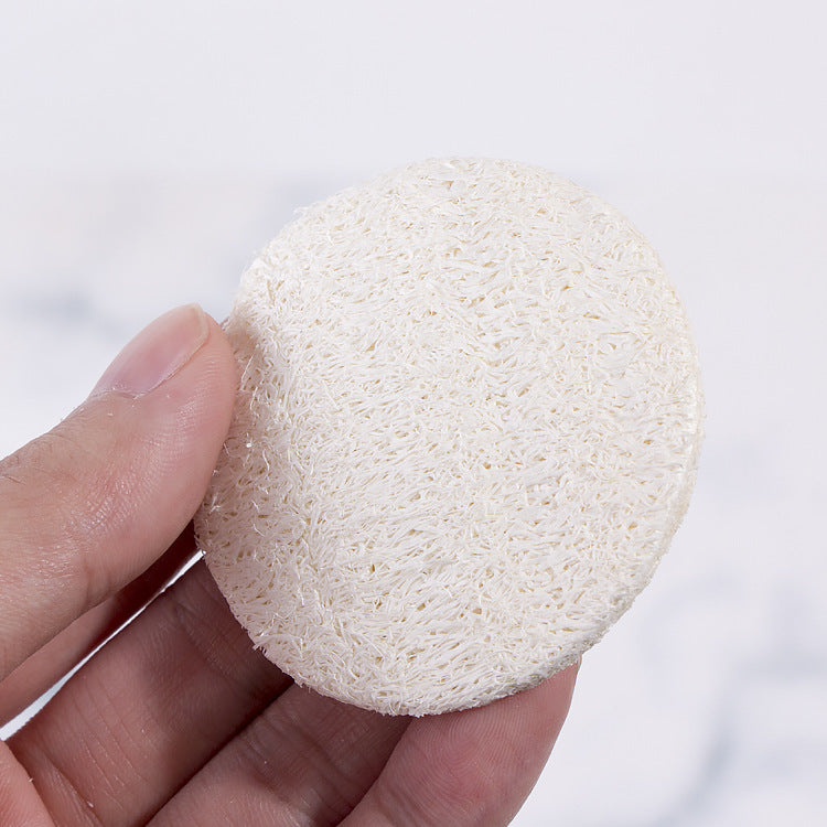 Scrubbing Exfoliating Loofah Round Reusable Makeup Skin Care Facial Remover Sponges Pads.