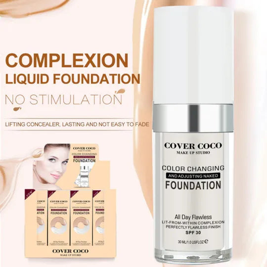 Concealing Foundation Temperature Change Skin Color.